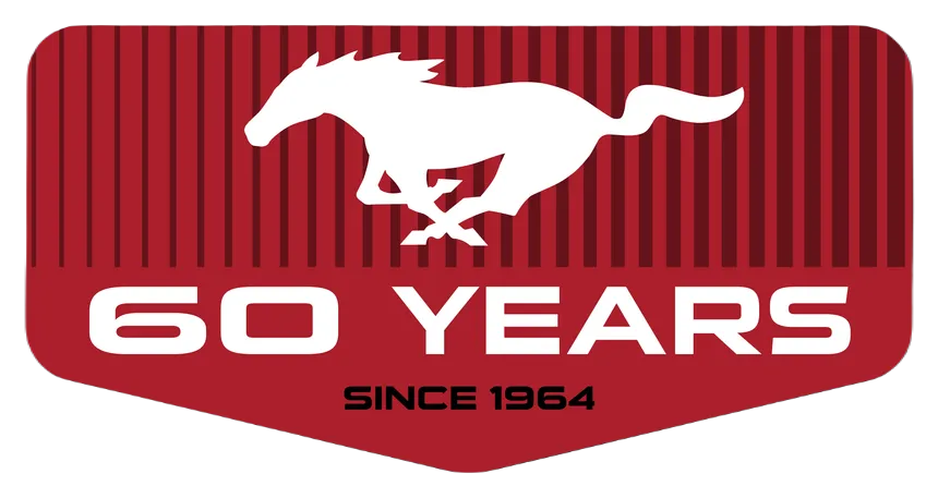 imagem do logo comemoração mustang